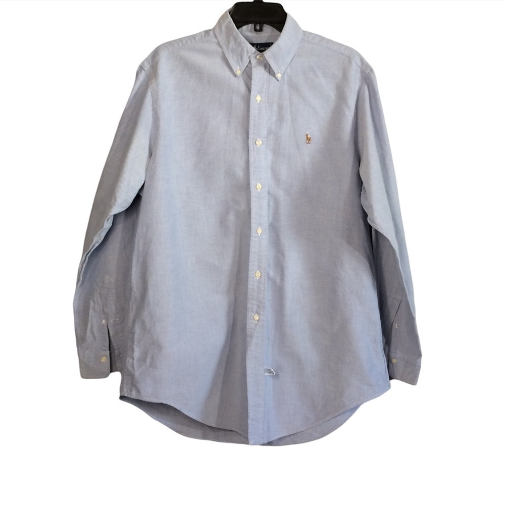 Ralph Lauren Men’s Light‎ Blue Long Sleeve Button Down Shirt Sz 16-35